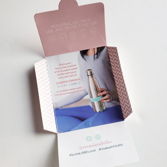 3/$25 ⭐ Nomi and Sibs Sustainable Drink Labels - Picture 5 of 8